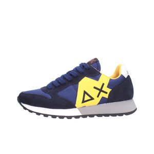 Sneaker Uomo SUN68 in tessuto e camoscio – Z41110 NAVY