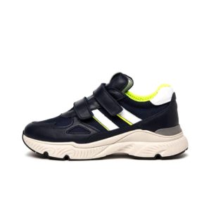 Sneaker Bambino NERO GIARDINI TEENS in pelle e tessuto – I234280M/200 BLU