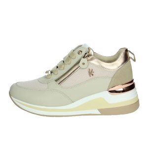 Sneaker Donna KEYS in pelle e camoscio – K-10510 BEIGE/CIPRIA