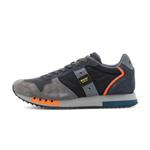 Sneaker Uomo BLAUER in camoscio e nylon – F2QUEENS01/WAX NAVY/GREY