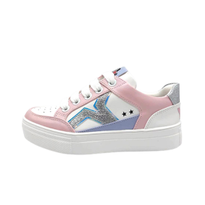 Sneaker Bambina ASSO in ecopelle – AG-14544 PINK
