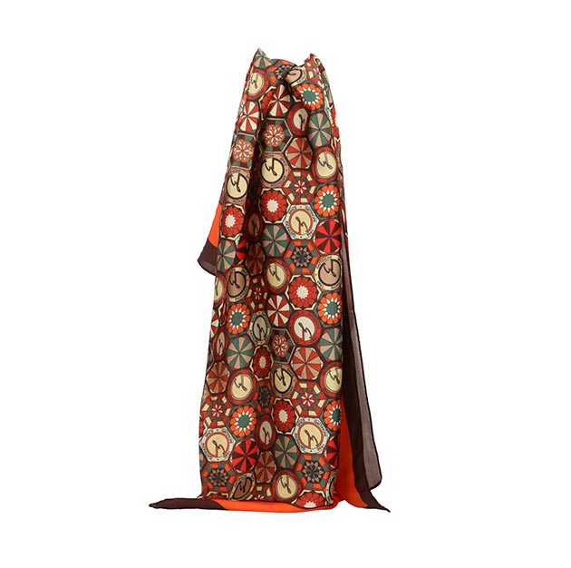 Foulard Gattinoni Donna – AINTD2075WPOT45 ORANGE/MULTI - immagine 2