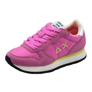 Sneaker Donna SUN68 in tessuto e camoscio – ALLY SOLID NYLON Z34201 CICLAMINO