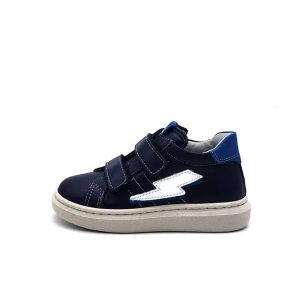 Sneaker Bimbo NERO GIARDINI BABY in pelle – I224800M/200 BLU