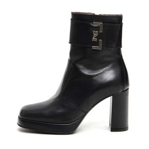 Tronchetto Donna NERO GIARDINI in pelle – I308220D/100 NERO