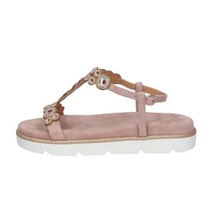 Sandalo Donna KEYS in pelle ed ecopelle – K-6383 PINK