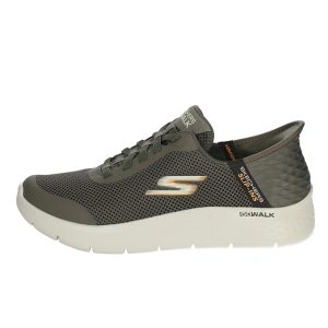 Sneaker Uomo SKECHERS in tessuto mesh con dettagli tecnici termosaldati – 216324/BRN BROWN