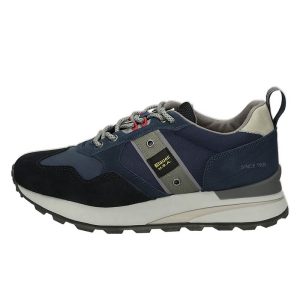 Sneaker Uomo BLAUER in camoscio e tessuto – F2MARS01/COR NAVY