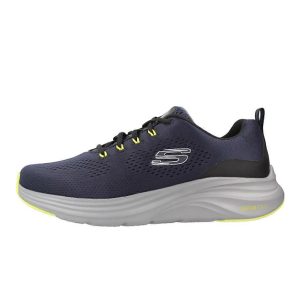 Sneaker Uomo SKECHERS in tessuto mesh ingegnerizzato e materiale tecnico – 232625/NVLM NAVY/LIME