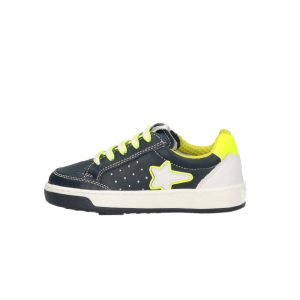 Sneaker Bambino NERO GIARDINI KIDS in pelle – E228700M/207 BLU