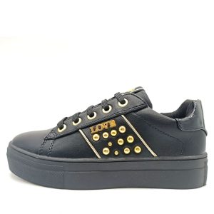 Sneaker Bambina ASSO in ecopelle – AG-8602 BLACK