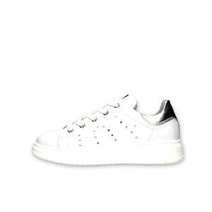 Sneaker Bambina NERO GIARDINI TEENS in pelle – E232230F/707 BIANCO