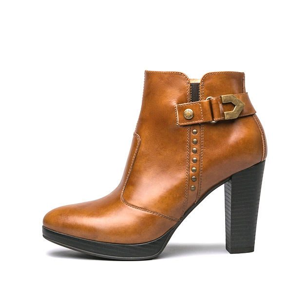 Tronchetto Donna Nero Giardini in pelle – I013021D/400