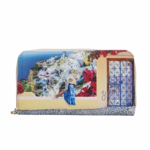 Portafogli Donna YNOT? in goffrato – YES-361S5 GREEK SUMMER