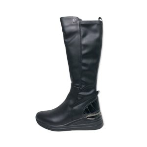 Stivale Donna KEYS in pelle ed ecopelle – K-5516 BLACK