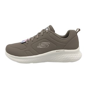 Sneaker Donna SKECHERS in pelle Vegan – 150047/TPE TAUPE