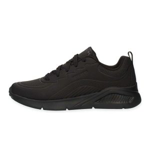 Sneaker Uomo SKECHERS in pelle – 183120/BBK BLACK