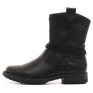 Tronchetto Bambina ASSO in ecopelle – AG-9312 BLACK