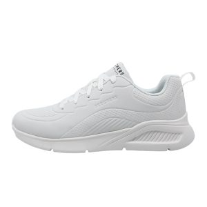 Sneaker Uomo SKECHERS in pelle – 183120/WHT WHITE