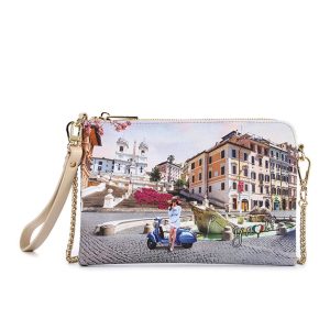 Pochette small Donna Y NOT? in goffrato – YES-384S5 VACANZA ROMANA