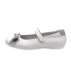 Ballerina Bambina NERO GIARDINI TEENS in pelle – E332620F/707 BIANCO