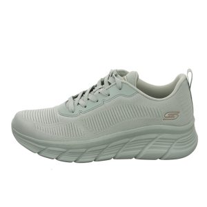 Sneaker Donna SKECHERS BOBS B FLEX HI FLY in tessuto a maglia ingegnerizzata – 117385/SAGE SAGE