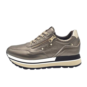 Sneaker Donna NERO GIARDINI in pelle – I411571D/322 BAGOYA BROWN