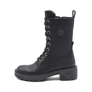 Stivale allacciato Donna Lumberjack in pelle nobesto – RAMONA SWC2101-001 BLACK