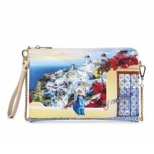 Tracolla small Donna Y NOT? in goffrato – YES-303S5 GREEK SUMMER
