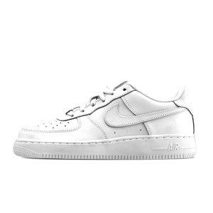 Sneaker Bisex NIKE in pelle – AIR FORCE 1 LE (GS) WHITE