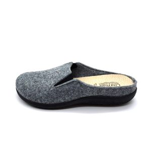 Ciabatta Donna Cliawalk in tessuto caldo –  FLY13 GRIGIO