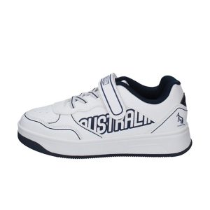Sneaker Bimbo AUSTRALIAN in ecopelle – AU32P203/WHITE-NAVY SUPREME LOW