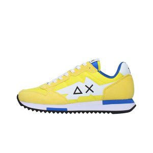 Sneaker Uomo SUN68 in tessuto e pelle scamosciata – Z31118 YELLOW