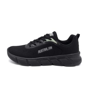 Sneaker Uomo AUSTRALIAN in tessuto traspirante – AM520 BLACK/GREY