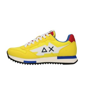 Sneaker Uomo SUN68 in tessuto e pelle – NIKI SOLID Z32118 GIALLO