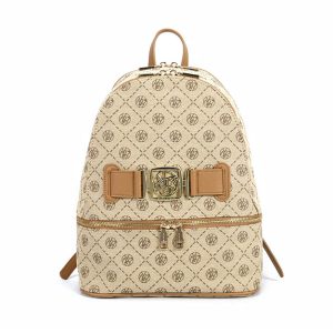 Zaino Donna YNOT? in tessuto ed inserti in pelle – ROM-007S3 NUT