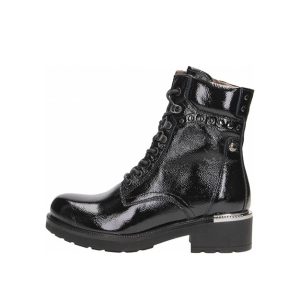 Anfibio Donna Nero Giardini in pelle verniciata – I117740D/100