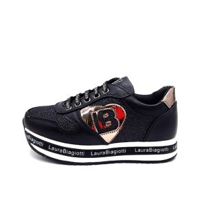 Sneaker Bimba Laura Biagiotti in ecopelle – 6644 BLACK