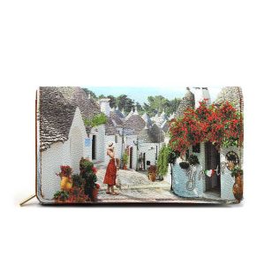 Portafogli Donna YNOT? in goffrato- YES-364S2 TRULLI