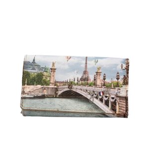 Portafogli Donna YNOT? in goffrato – YES-364S2 PARIS BRIDGE