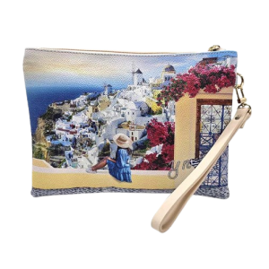 Pochette Donna YNOT? in goffrato – YES-343S5 GREEK SUMMER