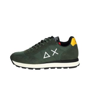 Sneaker Uomo SUN68 in tessuto e camoscio – Z41101 MILITARY GREEN