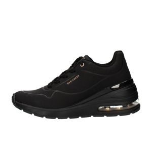 Sneaker Donna SKECHERS in pelle – 155401/BBK BLACK