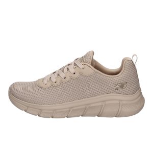 Sneaker Donna SKECHERS BOBS B FLEX-VISIONAR in tessuto a maglia ingegnerizzata – 117346/NAT NATURAL