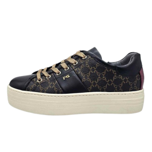 Sneaker Donna NERO GIARDINI in pelle – I411614D/100 NERO