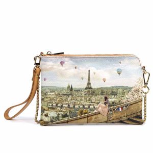 Pochette small Donna Y NOT? in goffrato – YES-384S3 MONTGOLFIERE