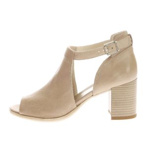 Tronchetto Donna open-toe NERO GIARDINI in pelle – E306290D/439 CHAMPAGNE