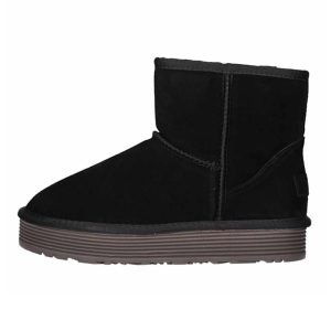 Tronchetto Donna KEYS in camoscio – K-8841 BLACK