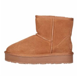 Tronchetto Donna KEYS in camoscio – K-8841 CAMEL