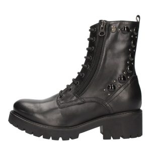 Anfibio Donna Nero Giardini in pelle – I014260D/100